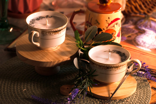 Afternoon Earl Grey Teacup Candle